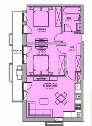 Apartament 60 mpu la CHEIE cu 3 camere balcon 18 mp pe Doamna Stanca - imagine 5