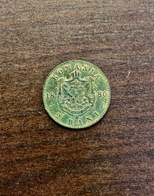Moneda veche Carol 1 1880 2 Bani