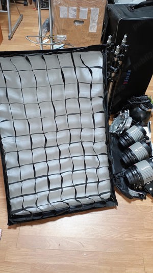 Set 3 lumini studio tungsten quartz Mettle QL-1000 - imagine 8