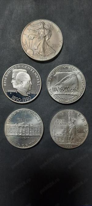 monede argint 1 Dollar SUA