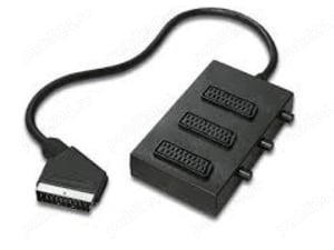 Multi scart conector cu 3 butoane