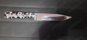 Cutit vanatoare + husa, lucrat manual - imagine 4