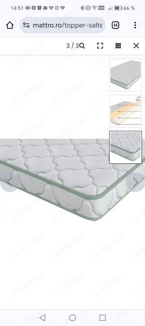 Saltea Topper Sensitive - imagine 2