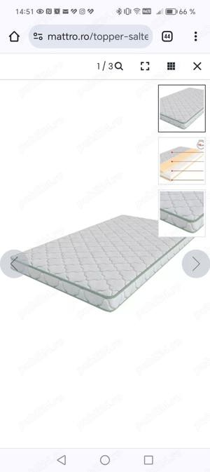 Saltea Topper Sensitive - imagine 3