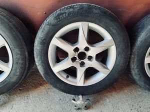 Jante Audi A6 C6 FL / A4 B8 cu Anvelope de Vară, 205/60/R16, 5x112 - imagine 4