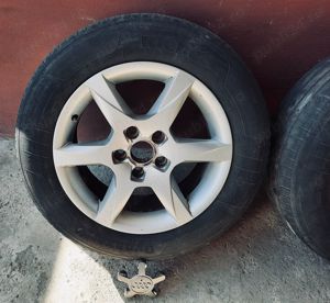Jante Audi A6 C6 FL / A4 B8 cu Anvelope de Vară, 205/60/R16, 5x112 - imagine 3