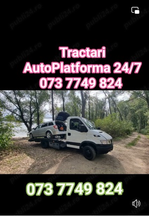 Tractari AutoPlatforma non-stop braila 
