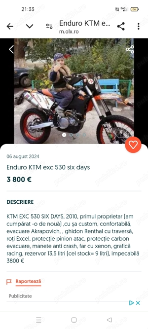 KTM exc 530 six days  - imagine 3