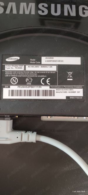 Vând diverse monitoare, în stare bună de funcționare, aspect 10 10 - imagine 4