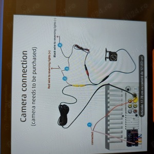 Sistem, navigatie audio cu ecran tactil LCD  universal + camera marsalier - imagine 4