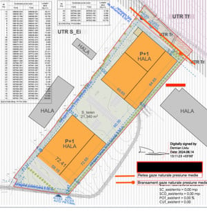 Teren industrial/ Zona Napolact-Baciu / 10000 mp in 2 hale 