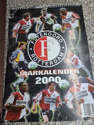 Calendar  de perete, anul 2000, complet, FEYENOORD ROTTERDAM