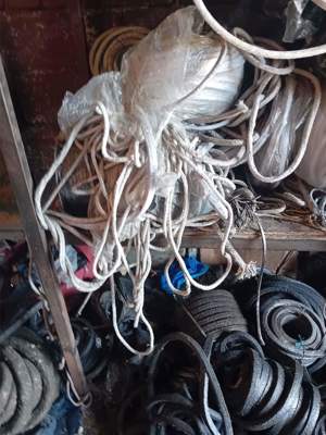 snur asbest snur grafitat snur in seu de oaie snur bumbac  - imagine 2