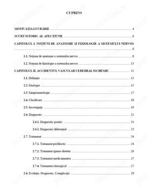 Îngrijirea pacientului cu AVC Ischemic