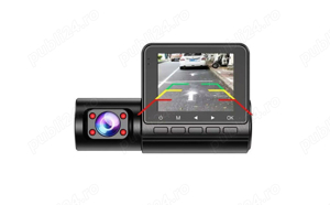 Camera auto tripla DVR 1080P ecran 2.4 inch inregistrare automata - imagine 2