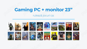 Desktop PC Gaming + Monitor 23" - imagine 7