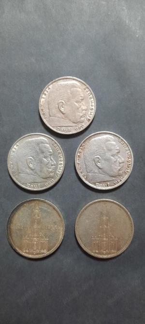 monede argint  5 Reichsmark 1934-1936 Germania