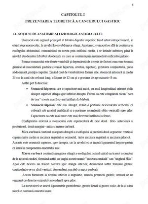 Îngrijirea pacientului cu Cancer Gastric - imagine 3