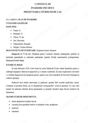 Îngrijirea pacientului cu Cancer Gastric - imagine 5