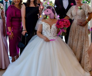 Rochie mireasă tip prințesă - imagine 9