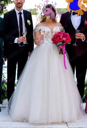 Rochie mireasă tip prințesă - imagine 4