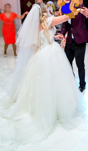 Rochie mireasă tip prințesă - imagine 8