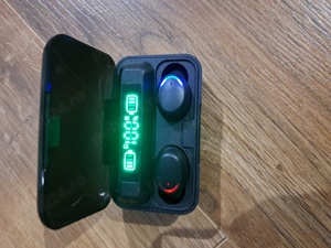 Căști cu bluetooth pt. telefon, tableta, PC, cu powerbank. NOI