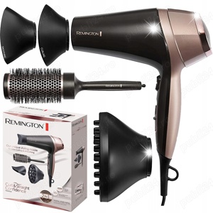 Uscator nou de par Remington  Confidence, 2200 W, duza ondulare, perie