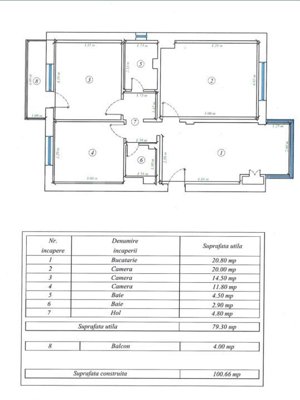 Apartament 80mp – cartier Carpați  - imagine 13