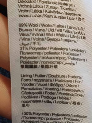 Palton Clockhouse, marime XS large, (mar.M normala), amestec lana 20% - imagine 4