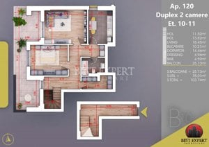 Duplex 2 camere Direct Dezvoltator Bonus Loc parcare Mutare Decembrie 2024 - imagine 2