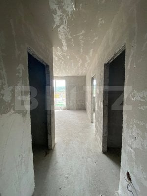 Apartament cu 2 camere, bloc nou, semifinisat, 48mp zona Beta Residance  - imagine 3