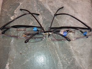 Ochelari de vedere lectură flexibili +1+1.5+2+2.5+3+3.5+4 dreptunghiulari fără rame în stil Y2K pent - imagine 3