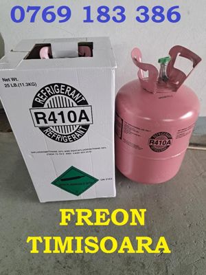 Freon r134a R410a r404a r32 r407c r22 butelie inclusa refrigerant  - imagine 2