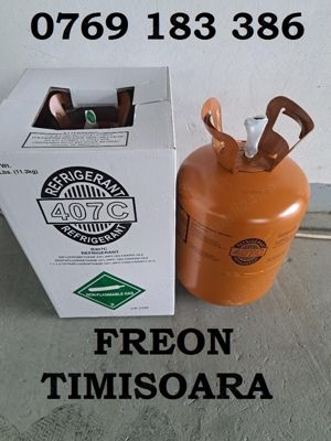 Freon r134a R410a r404a r32 r407c r22 butelie inclusa refrigerant  - imagine 4