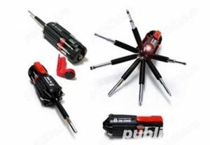Surubelnita portabile breloc ceasuri ochelari Instrument multifuncțional pentru reparații  - imagine 6