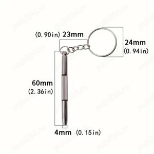 Surubelnita portabile breloc ceasuri ochelari Instrument multifuncțional pentru reparații  - imagine 3