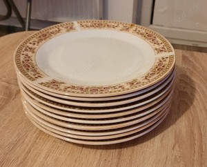 Particular! Set 10 farfurii porțelan