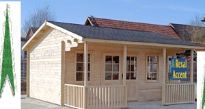 Casuta de gradina cu terasa si baie - rexal.ro - imagine 2