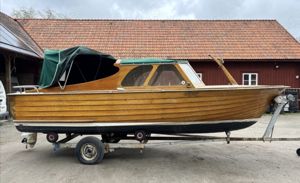 Barcă din lemn, motor Volvo PentaB20 Aqua 130 HP - imagine 3