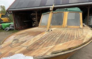 Barcă din lemn, motor Volvo PentaB20 Aqua 130 HP - imagine 5