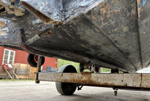 Barcă din lemn, motor Volvo PentaB20 Aqua 130 HP - imagine 10