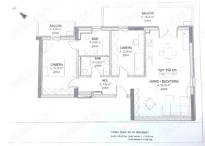 Vand Cesionez promisiune vanzare-cumparare Apartament 3 camere, Tip E,Cartier Ateneo, Torontalului - imagine 2