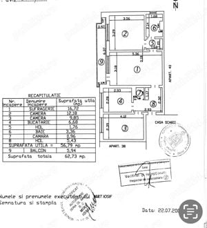 De vanzare apartament cu 3 camere semi. in Galati, Centru