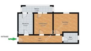 Apartament modern cu 2 camere balcon si parcare zona Ciresica - imagine 8