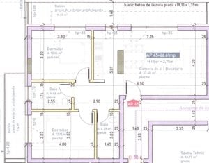 Apartament 3 camere, finisat, bloc nou, zona fabricii