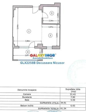 Apartament 2 camere Mobilat Utilat, Rezervelor 56.500 euro - imagine 8