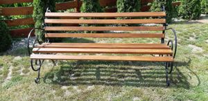 Banca cu picioare din fier forjat