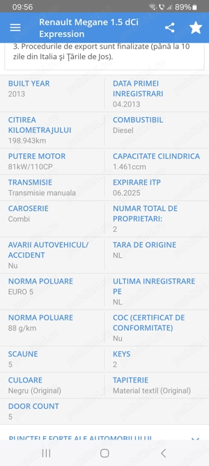 Renault Megan 3 km reali trecuti pe factura carte service - imagine 7 Renault Megan 3 km reali trecuti pe factura carte service - imagine 7