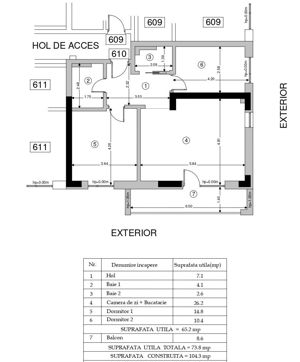 De vanzare apartament cu 3 camere cartierul Prima Arena, Oradea - imagine 11